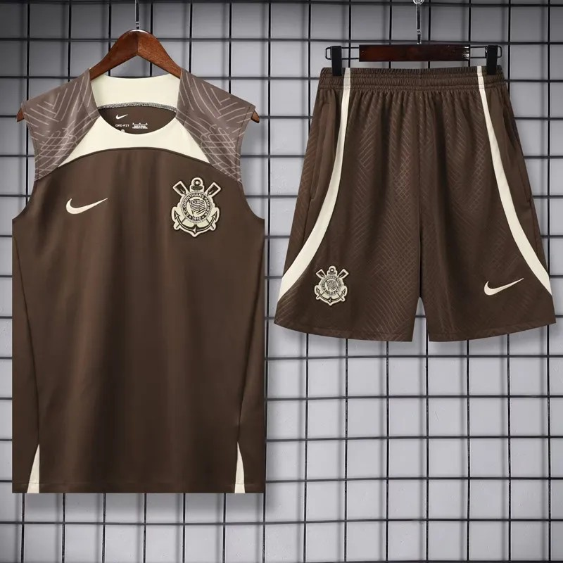 Corinthians 2024-2025 tanktop trainings set brown