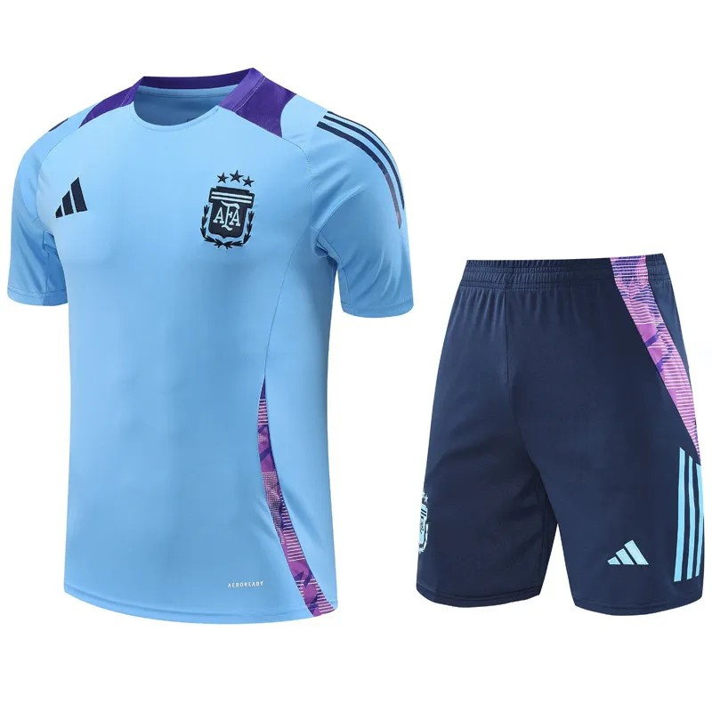 Argentina 2024-2025 trainings set light blue