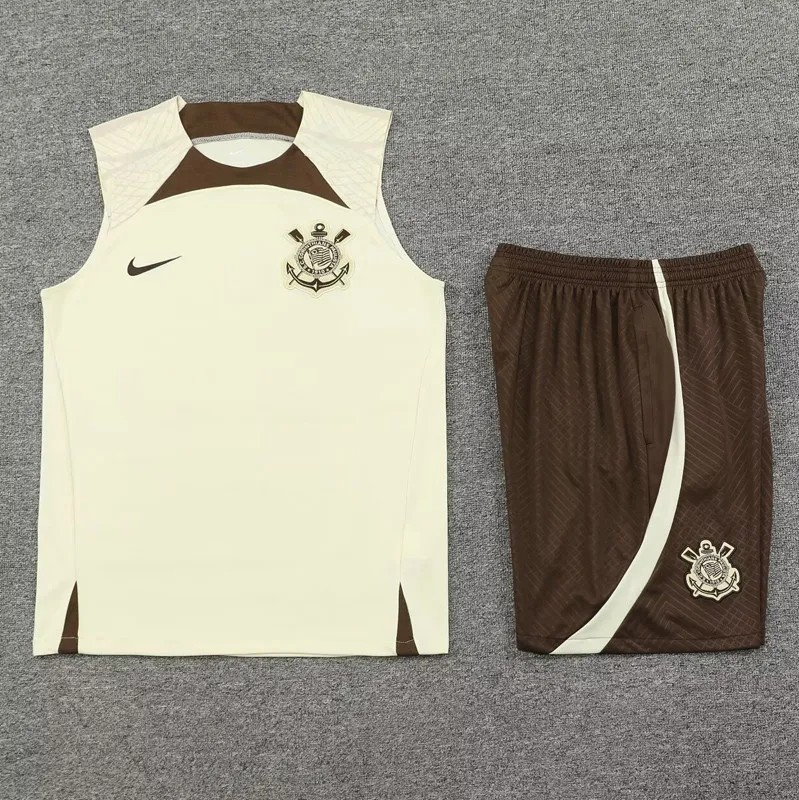 Corinthians 2024-2025 tanktop trainings set beige