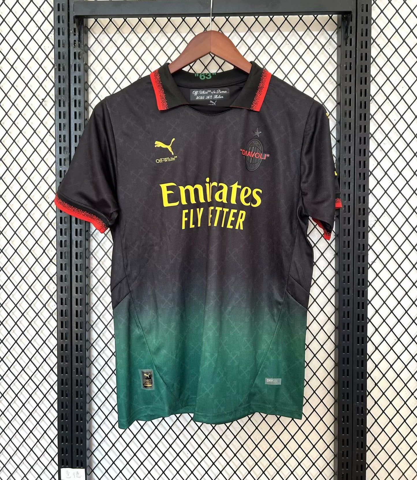 AC Milan x OFF White 2024-2025 Pre Match Kit