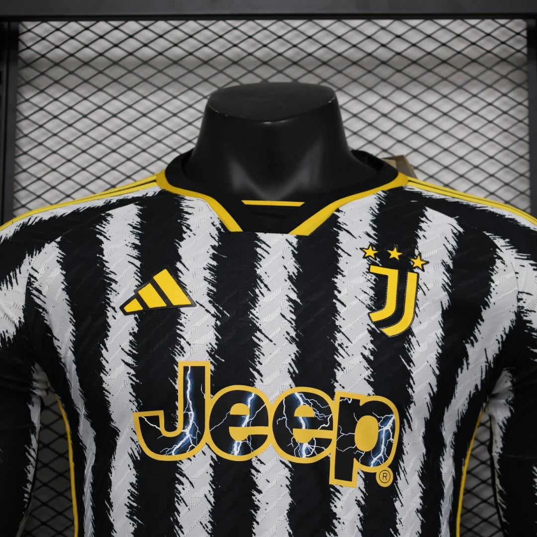 Juventus 2023-2024 Long Sleeve Home Kit