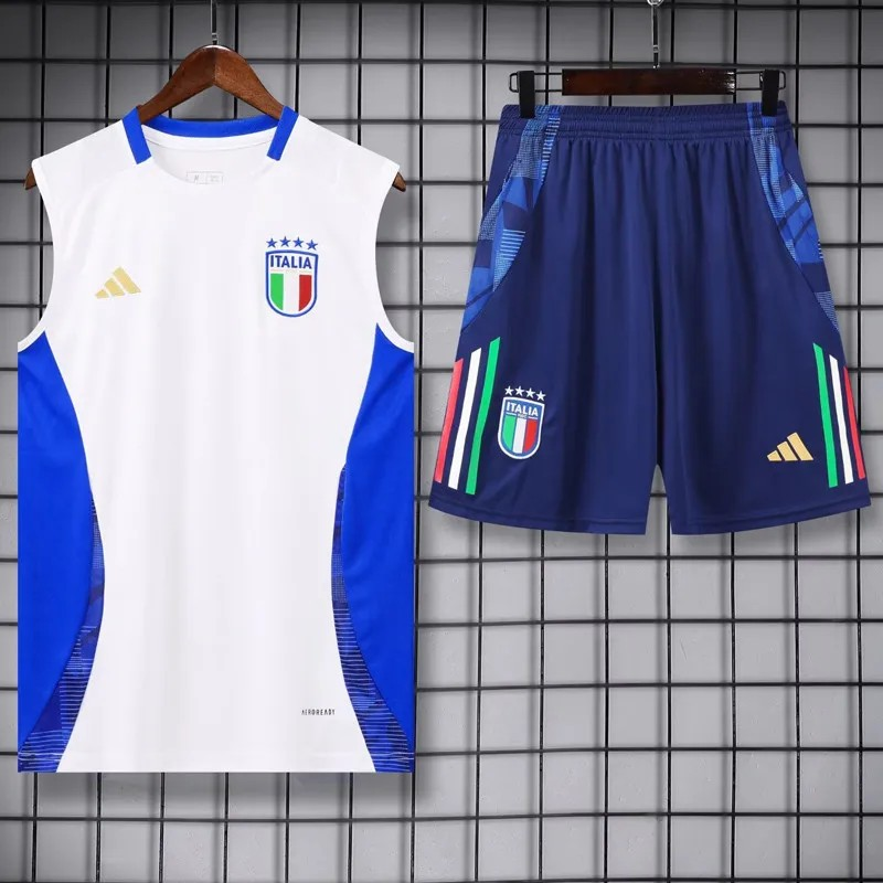 Italy 2024-2025 tanktop trainings set white