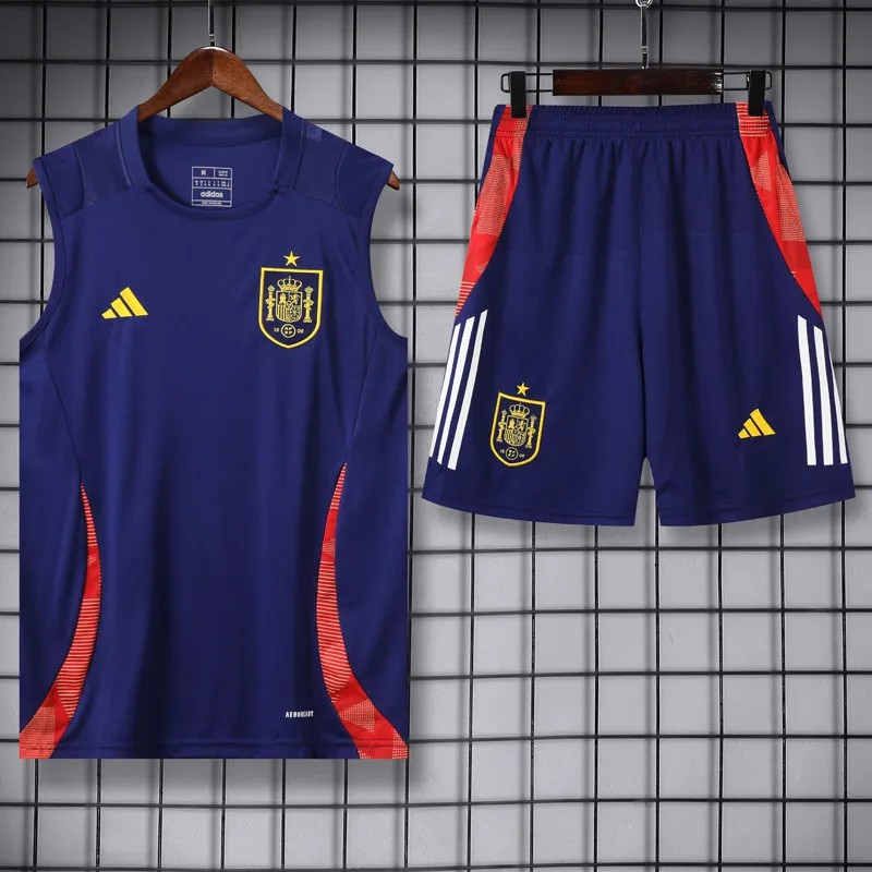 Spain 2024-2025 tanktop trainings set kingsblue