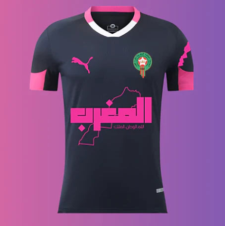 Morocco 2025-2026 special kit black & pink