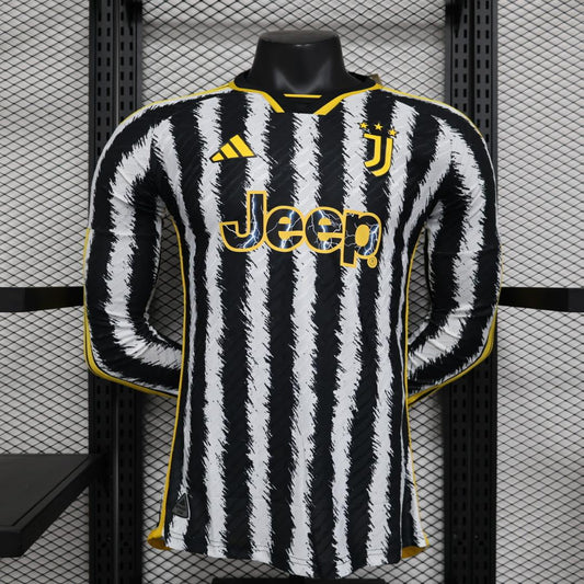 Juventus 2023-2024 Long Sleeve Home Kit