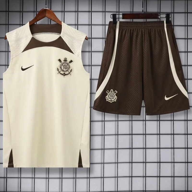 Corinthians 2024-2025 tanktop trainings set beige