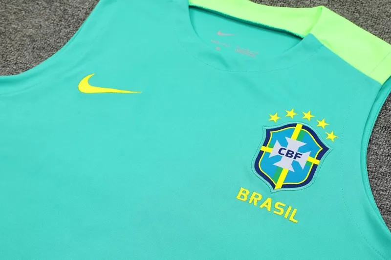 Brazil 2024-2025 tanktop trainings set lightgreen