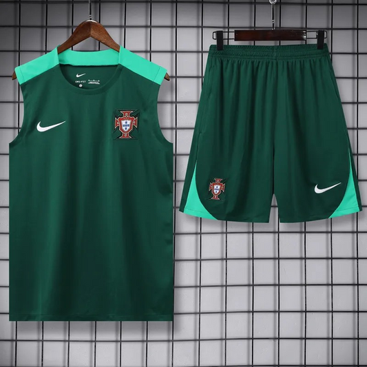 Portugal 2024-2025 tanktop trainings set green