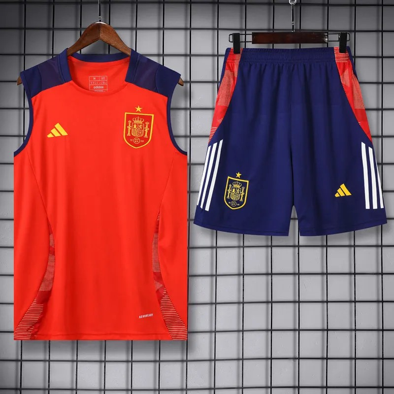 Spain 2024-2025 tanktop trainings set red